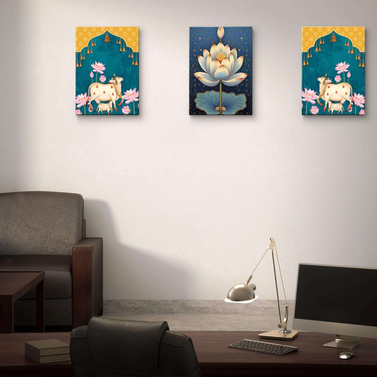 Pichwai Handmade Wall Painting - Image 6