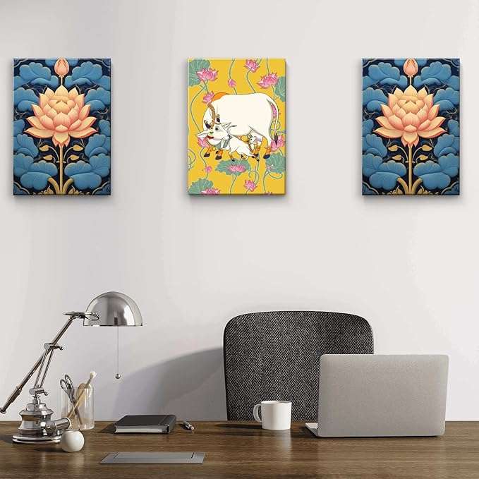 Pichwai Handmade Wall Painting - Image 4